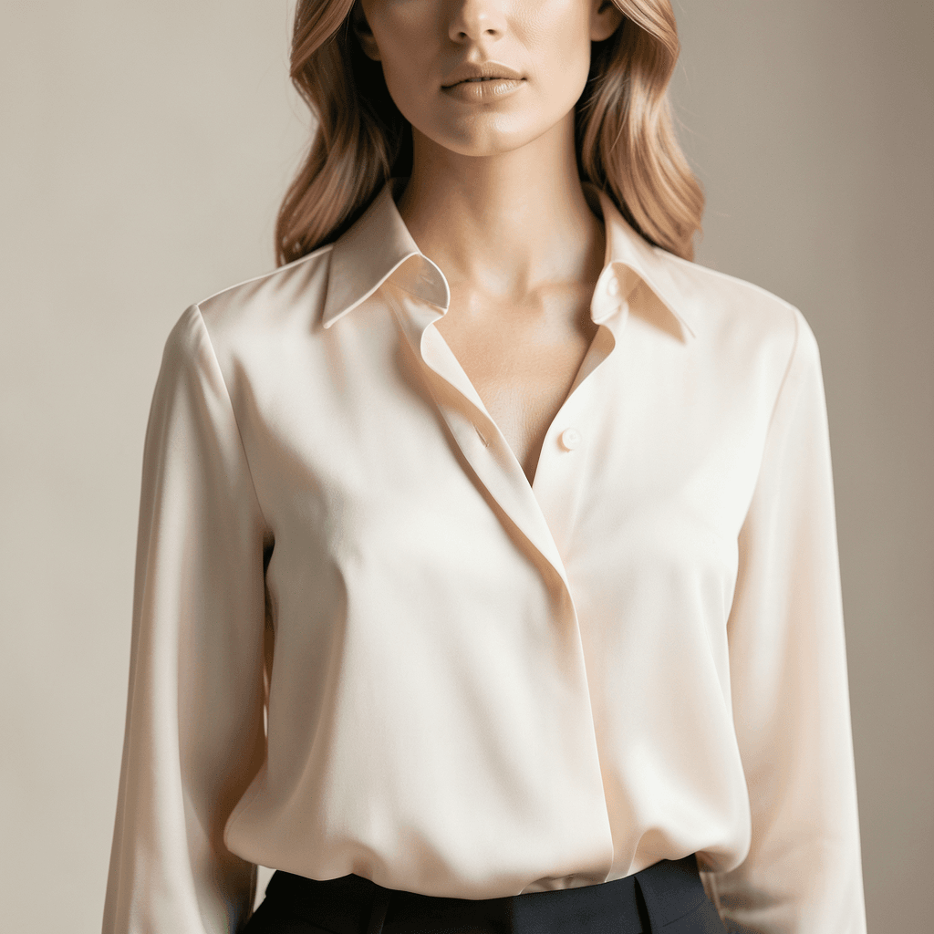 Camisa Lino Ivory Relaxed